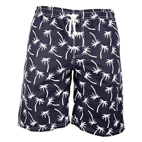 PREFER TO LIFE Men's Board Shorts, Quick Dry Swimwear Beach Holiday Party Bermuda Swim Big Pants … - 1
