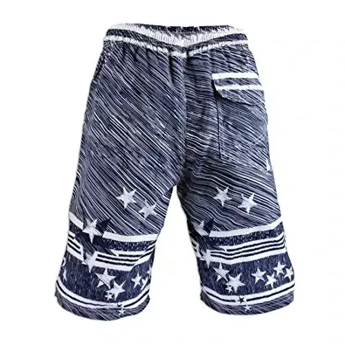 PREFER TO LIFE Men's Board Shorts, Quick Dry Swimwear Beach Holiday Party Bermuda Swim Big Pants … - 2