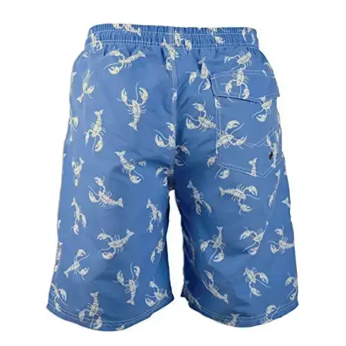 PREFER TO LIFE Men's Board Shorts, Quick Dry Swimwear Beach Holiday Party Bermuda Swim Big Pants - MODAZONE (1)