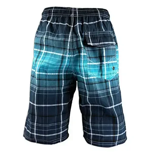 PREFER TO LIFE Men's Board Shorts, Quick Dry Swimwear Beach Holiday Party Bermuda Swim Big Pants … - 2