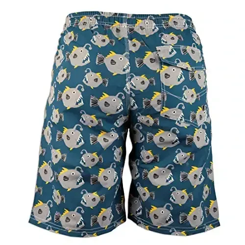 PREFER TO LIFE Men's Board Shorts, Quick Dry Swimwear Beach Holiday Party Bermuda Swim Big Pants … - 3