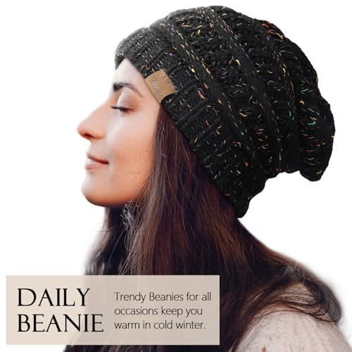 Premillow Beanie, Winter Hats for Women, Beanies Women Casual Knit Hat, Thick Soft Warm Winter Hat, Cute Beanies for Cold - 2