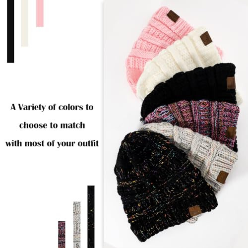 Premillow Beanie, Winter Hats for Women, Beanies Women Casual Knit Hat, Thick Soft Warm Winter Hat, Cute Beanies for Cold - 7