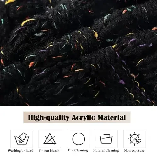 Premillow Beanie Hat, Winter Hats for Women, Beanies Women Chunky Cable Knit Hats, Thick Soft Warm Womens Winter Cap for Cold - 4