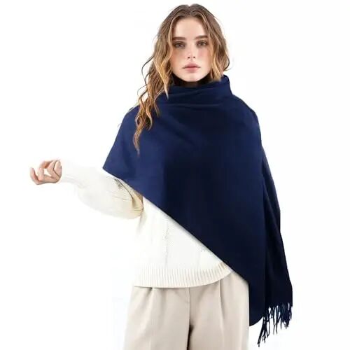 Premillow Women's Winter Scarf, PasModazoneina Shawl Wrap, Long Blanket Scarf | CasModazoneere-Like Softness, Lightweight&Warm, Elegant Fringe Detail, Versatile as Scarf or Shawl, Ideal for Cold Weather Gift - Premillow (1)