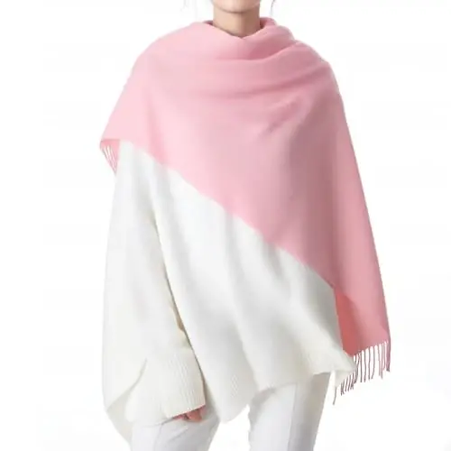 Premillow Women's Winter Scarf, PasModazoneina Shawl Wrap, Long Blanket Scarf | CasModazoneere-Like Softness, Lightweight&Warm, Elegant Fringe Detail, Versatile as Scarf or Shawl, Ideal for Cold Weather Gift - PREMILLOW (1)
