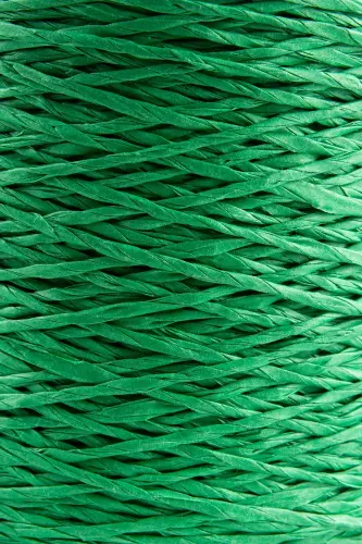 Premium 250 gr Doğal Kağıt Ip, Hasır Kağıt Iplik, Rafya, Çanta, Supla, Şapka Ipi, 250m Yeşil-Yeşil - SENSY (1)