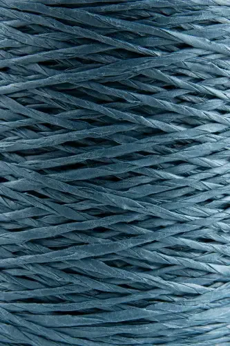 Premium 250 gr Natural Paper Yarn, Raffia Paper Yarn, Raffia, Bag, Placemat, Hat Yarn, 250m Blue-Blue - SENSY (1)
