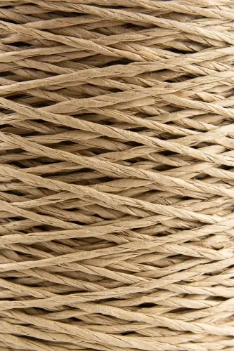 Premium 250 gr Natural Paper Yarn, Straw Paper Yarn, Raffia, Bag, Placemat, Hat Yarn, 250m Natural-Natural - SENSY (1)