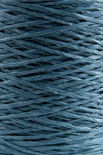 Premium 250 гр Натуральная Бумага Пряжа, Соломенная Бумажная Пряжа, Рафия, Сумка, Подставка, Шляпная Пряжа, 250м Синий-Синий - SENSY (1)