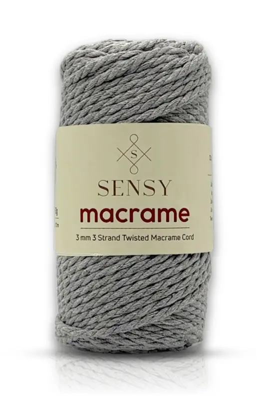 Premium 3 Buralma Paxta Taralgan Makrame Makrame Hali - SENSY
