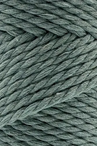 Premium 3 Ply Cotton Combed Macrame Combable Macrame Rope Hobby Yarn Three Ply Sage-Sage - 2
