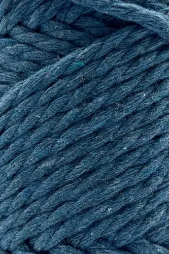 Premium 3 Ply Cotton Combed Macrame Rope Hobby Cord Three Ply Petrol Blue-Petrol Blue - 2