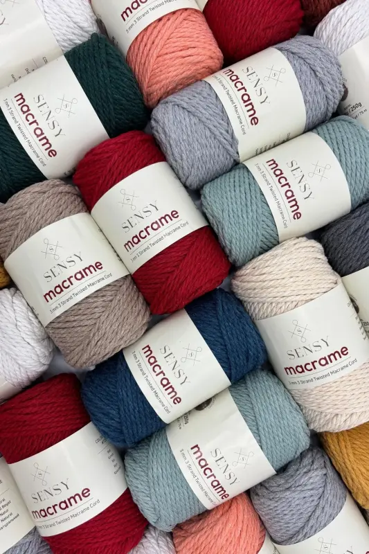 Premium 3 Twist Cotton Combed Macrame Macrame Still - 2
