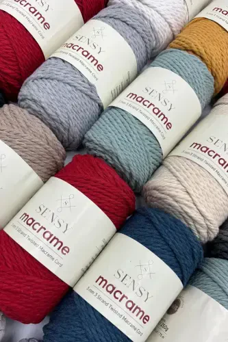 Premium 3 Twist Cotton Combed Macrame Macrame Still - SENSY (1)