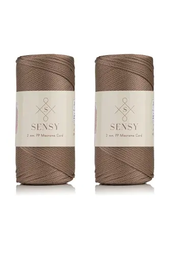 Premium 400 gr Polyester Macrame Yarn 2 Mm 2-Piece Set 