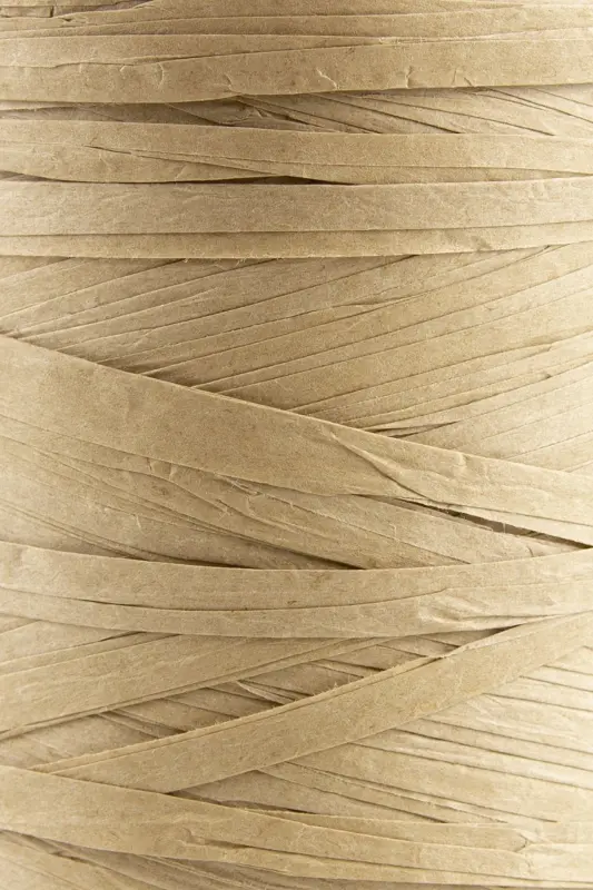 Premium 400 Metr Rafiya Ip Çanta Ipi Raffia Ip Qog'oz Ip Supla Ipi 250 Gram Natural-Natural - 11