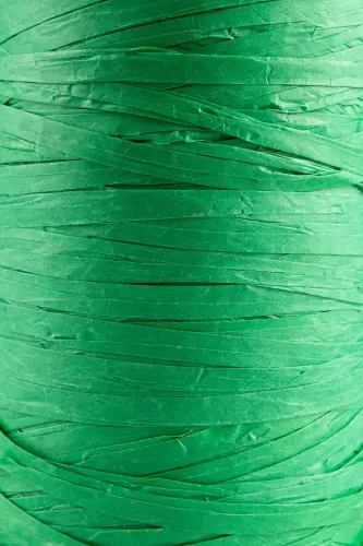 Premium 400 Metr Rafiya Ip Çanta Ipi Raffia Ip Qog'oz Ip Supla Ipi 250 Gram Yashil-Yashil - 11