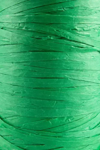 Premium 400 Metr Rafiya Ip Çanta Ipi Raffia Ip Qog'oz Ip Supla Ipi 250 Gram Yashil-Yashil - SENSY (1)