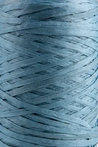 Премиум 400 Метре Рафия Ип Чанта Ипи Raffia Ip Kağıt Ip Supla Ipi 250 Gram Mavi-Mavi - 2