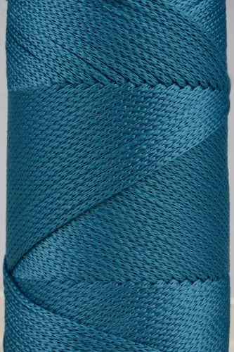 Premium 400gr Polyester Makrame Ipi 2 Mm 2 Set Petrol Moviy Makrame Ip Supla Çanta Ipi No: 4-Petrol Moviy - SENSY (1)