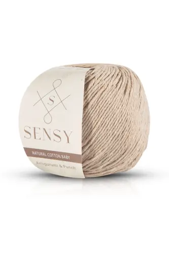 Premium Amigurumi Ipi Punch (PANÇ) Baby Soft Cotton 50 gr Örgü Ip Latte-Latte - 1