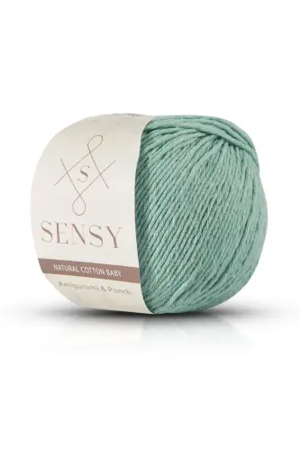 Premium Amigurumi Ipi Punch (PANÇ) Baby Soft Cotton 50 gr Örgü Ip Mint - Mint - 1