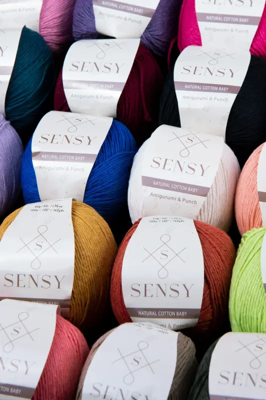 Premium Amigurumi Ipi Punch (PANÇ) Baby Soft Cotton 50 gr O‘rg‘u Ip Ochiq Somon-Ochiq Somon - 3