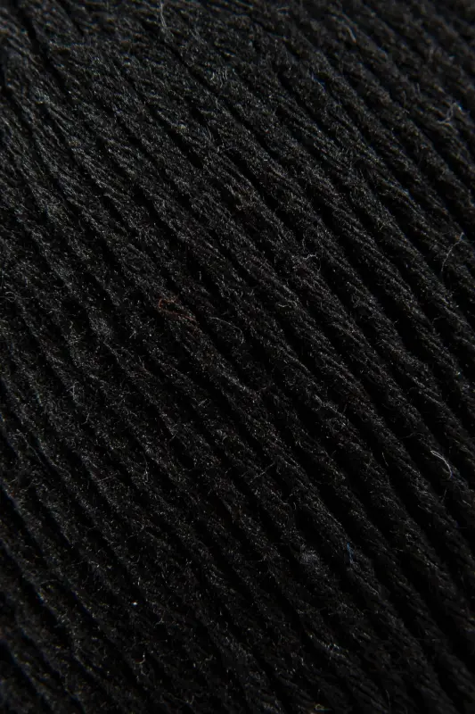 Premium Amigurumi Ipi Punch (PANÇ) Baby Soft Cotton 50 gr Örgü Ip Siyah-Siyah - 2