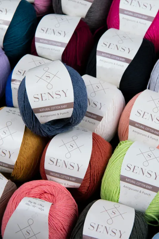 Premium Amigurumi Ipi Punch (PANÇ) Baby Soft Cotton 50 gr Örgü Ip Yeşil - Yeşil - 2