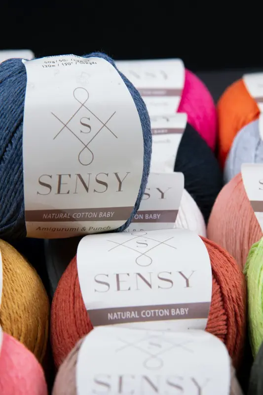 Premium Amigurumi Yarn Punch Baby Soft Cotto - SENSY