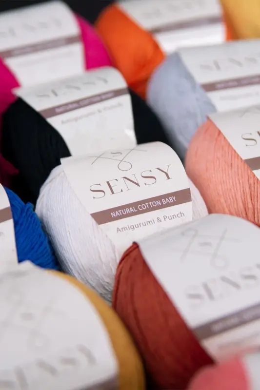 Premium Amigurumi Yarn Punch Baby Soft Cotton 50 gr Knitting Yarn Claret Red-Claret Red - 3