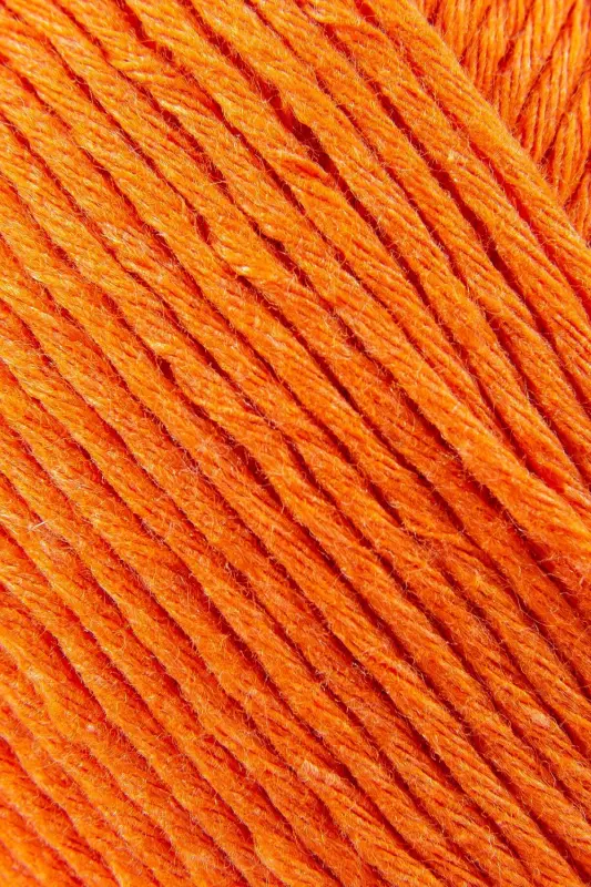 Premium Amigurumi Yarn Punch Baby Soft Cotton 50 gr Knitting Yarn Orange-Orange - 2