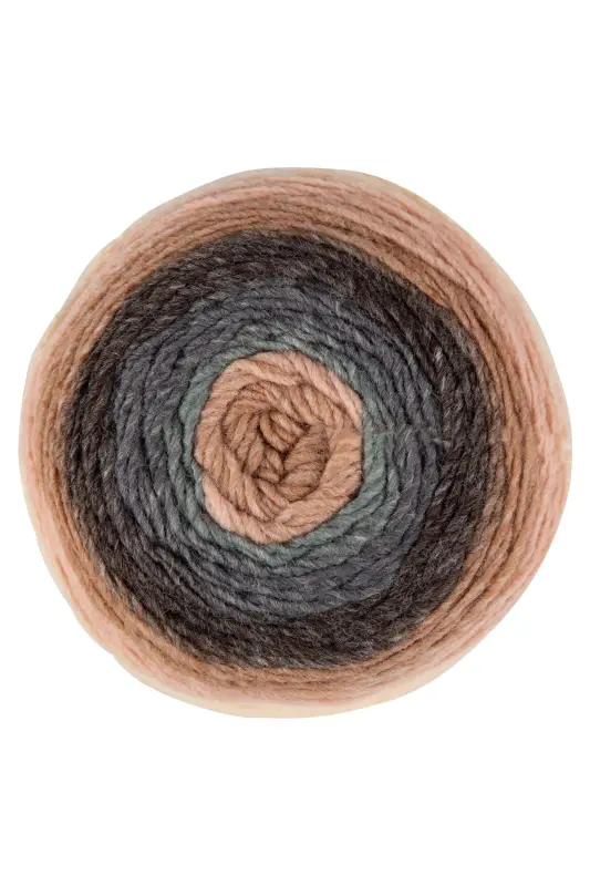 Premium Cake El Örgü Ipi Şal Bluz Aksessuar Ipi Ebruli Ip-561 - 2