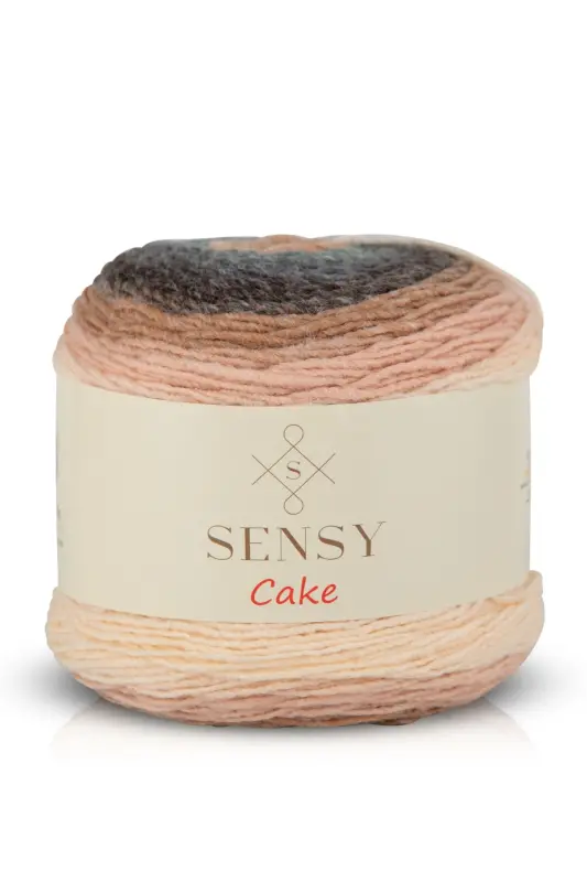 Premium Cake El Örgü Ipi Şal Bluz Aksessuar Ipi Ebruli Ip-561 - 8