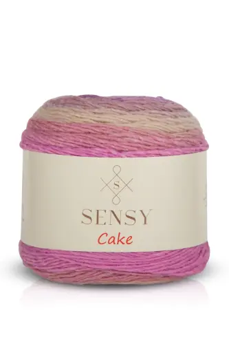 Premium Cake El Örgü Ipi Şal Bluz Aksessuar Ipi Ebruli Ip-565 