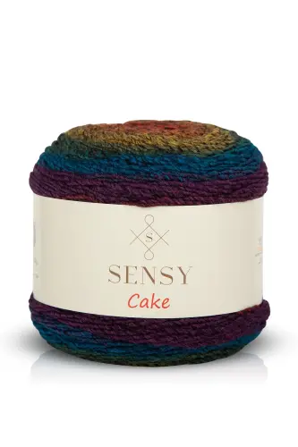 Premium Cake El Örgü Ipi Şal Bluz Aksesuar Ipi Ebruli Ip-567 - 8