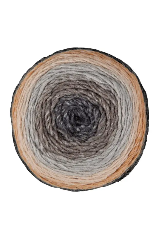 Premium Cake El Örgü Ipi Şal Bluz Aksesuar Ipi Ebruli Ip-558 - 2