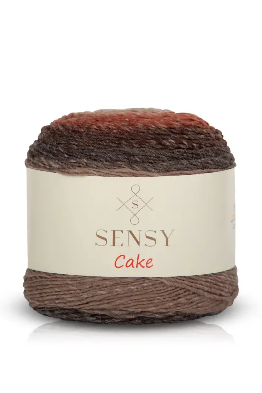 Premium Cake El Örgü Ipi Şal Bluz Aksesuar Ipi Ebruli Ip-559 - 1