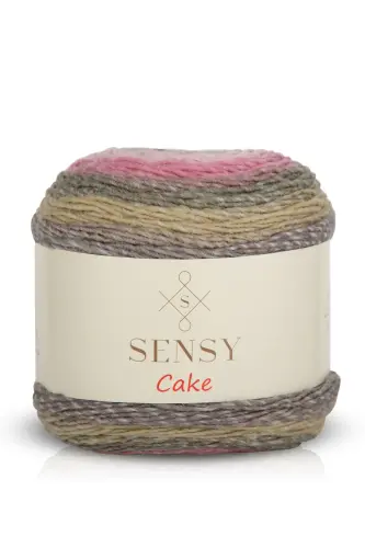 Premium Cake El Örgü Ipi Şal Bluz Aksesuar Ipi Ebruli Ip-560 - 1