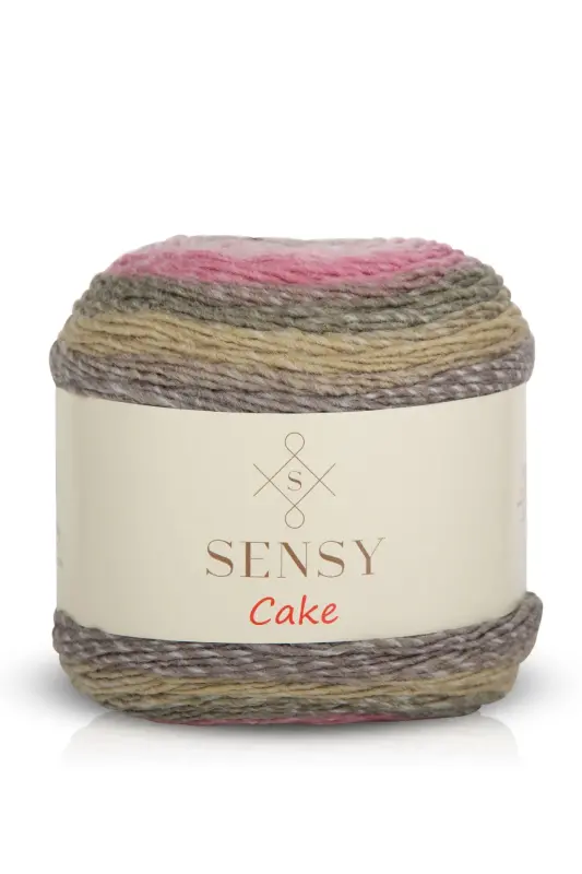 Premium Cake El Örgü Ipi Şal Bluz Aksesuar Ipi Ebruli Ip-560 - SENSY