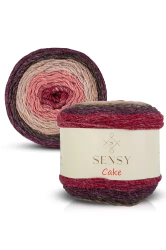 Premium Cake El Örgü Ipi Şal Bluz Aksesuar Ipi Ebruli Ip-563 - 3