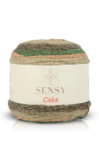 Premium Cake El Örgü Ipi Şal Bluz Aksesuar Ipi Ebruli Ip-564 