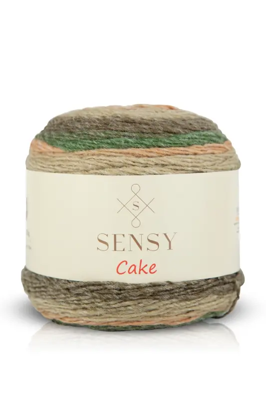 Premium Cake El Örgü Ipi Şal Bluz Aksesuar Ipi Ebruli Ip-564 - SENSY