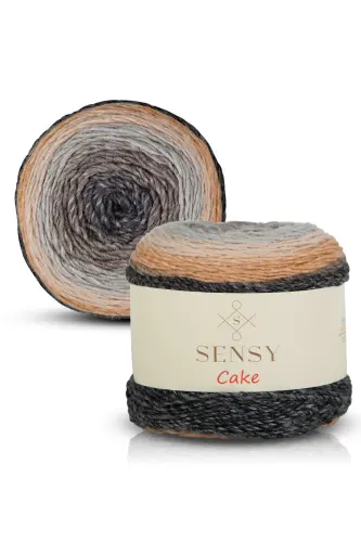 Premium Cake Hand Knitting Yarn Shawl Blouse Accessory Yarn Marbled Yarn-558 - 3