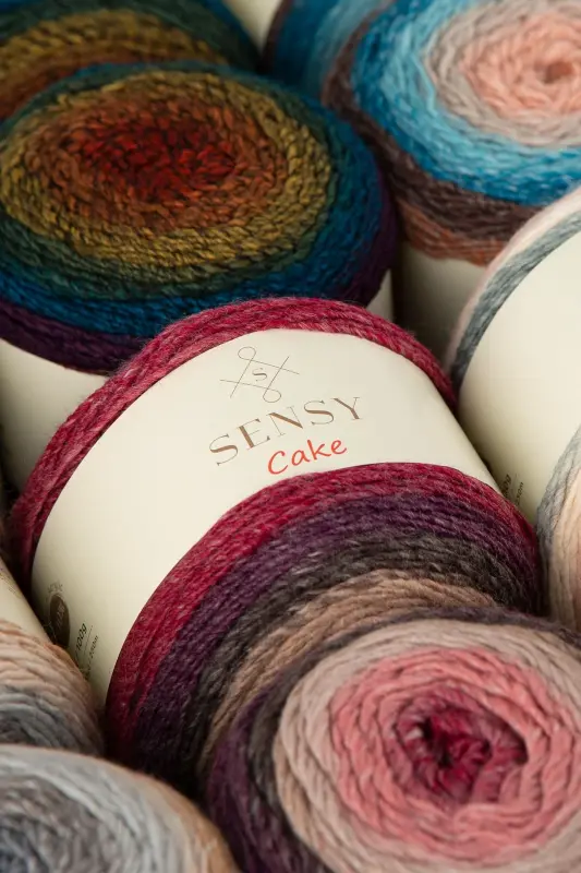 Premium Cake Hand Knitting Yarn Shawl Blouse Accessory Yarn Marbled Yarn-559 - 7
