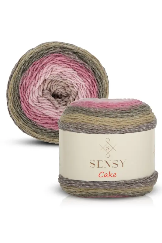 Premium Cake Hand Knitting Yarn Shawl Blouse Accessory Yarn Marbled Yarn-560 - 3