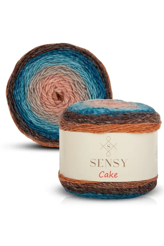 Premium Cake Hand Knitting Yarn Shawl Blouse Accessory Yarn Marbled Yarn-562 - 3