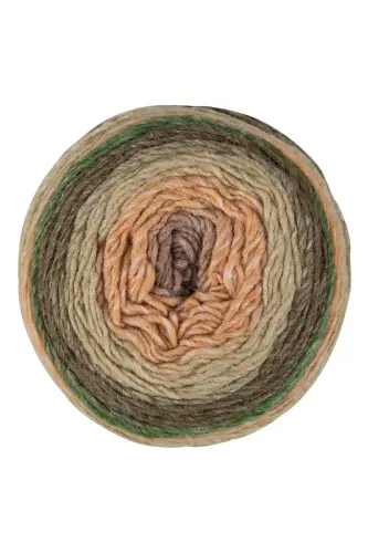 Premium Cake Hand Knitting Yarn Shawl Blouse Accessory Yarn Marbled Yarn-564 - 2