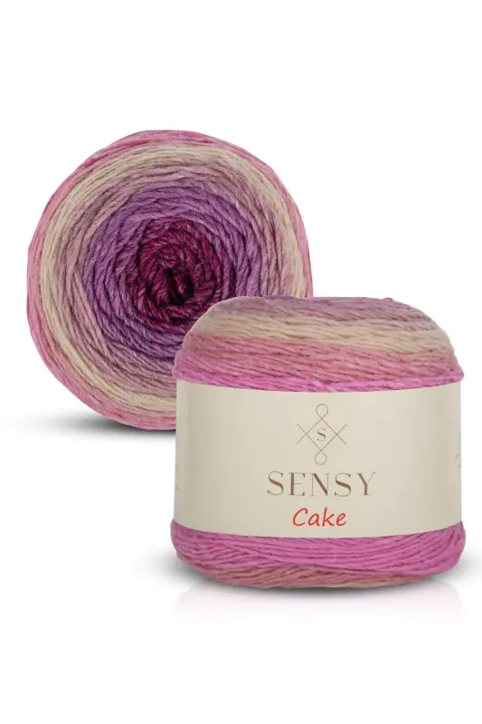 Premium Cake Hand Knitting Yarn Shawl Blouse Accessory Yarn Marbled Yarn-565 - 3